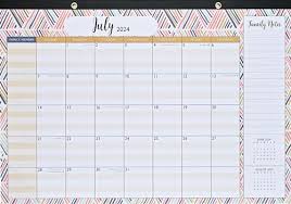 2025 Family Desk Pad and Wall Calendar (11 X 17) - (12-Month Calendar with 145 Bonus Stickers!)