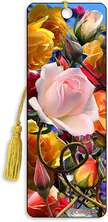 Royce 3D Bookmark - Roses