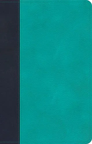 CSB Personal Size Bible (Teal/Navy LeatherTouch)