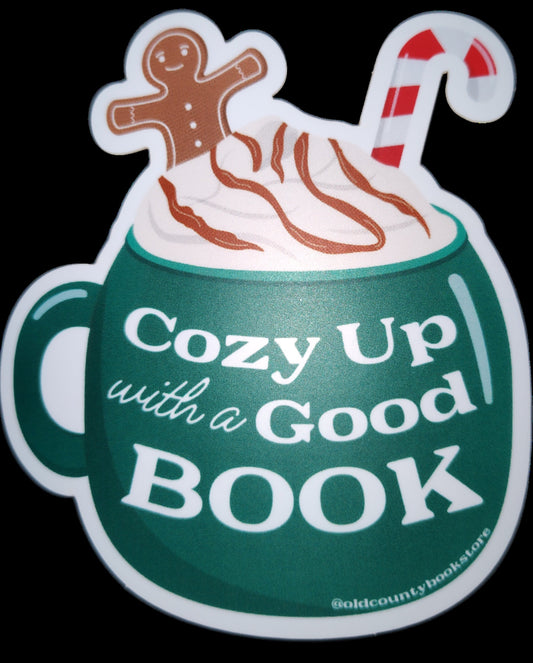 Cozy Up with a Good Book Sticker