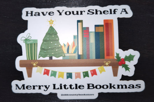 Have Your Shelf A Merry Little Bookmas Sticker