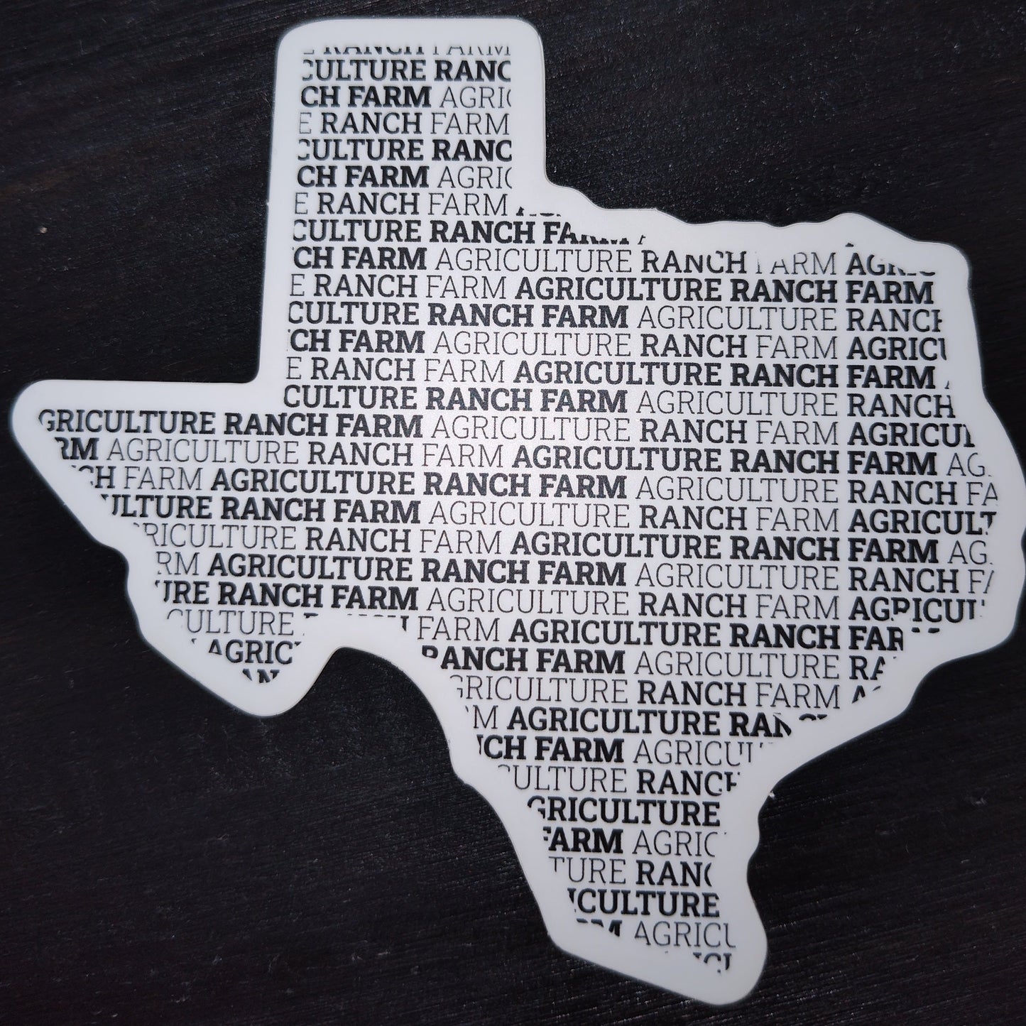 Texas Farm & Agriculture Sticker