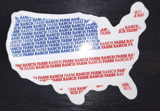 United States Farm & Ranch Sticker